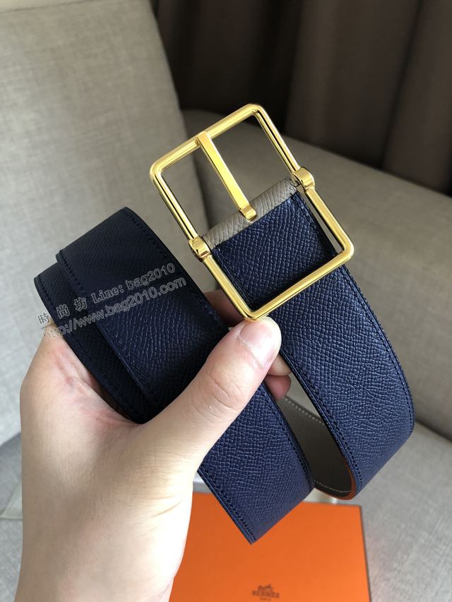 Hermes皮帶 官網同步 2019秋冬季最新款 愛馬仕togo小牛皮雙面皮腰帶  xfp2066